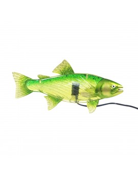 Lampe poisson vert