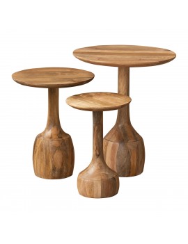 S/3 tables en bois