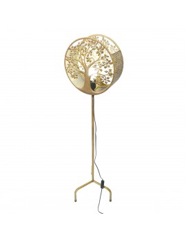 Lampe en metal arbre de vie 