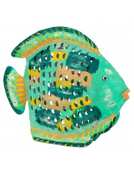 Poisson vert porte-vase