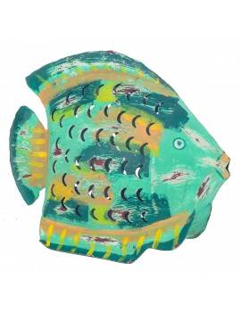 Poisson vert porte-vase