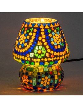 Lampe de table en mosaïque