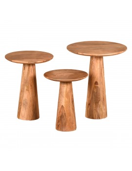 TABLE Gigogne en Bois Set...