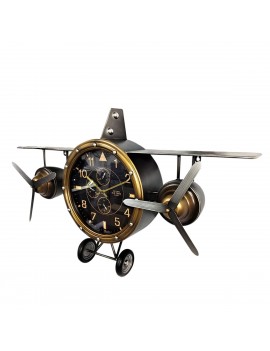 Horloge murale avion