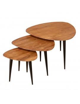 TABLE Gigogne Set de 3 en...