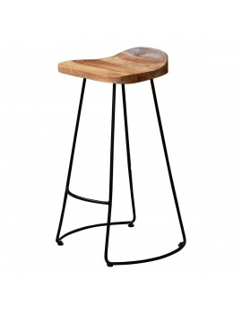 Tabouret en bois