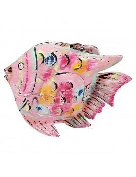 Poisson rose porte-vase