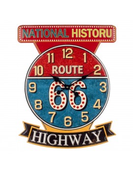 HORLOGE Murale ROUTE 66 en...