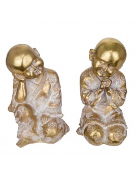 Statuette Moine Lot de 2...