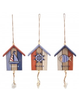 Pendentif maison 3 dif.