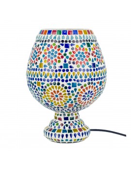 LAMPE Mosaïque ronde sur...