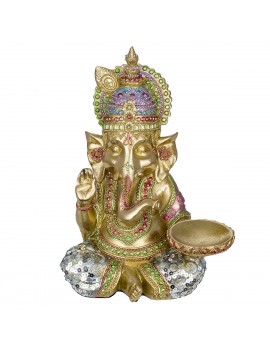 GANESH Bougeoir Statue...