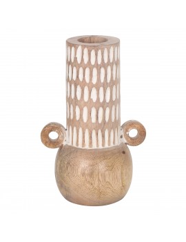 Vase en bois