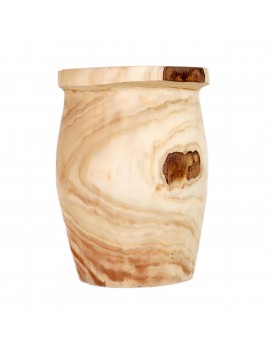 Vase en bois