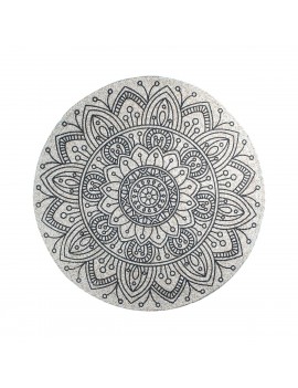 Tapis rond 90 cm.