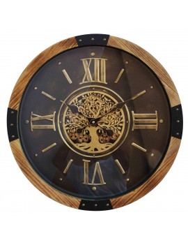 Horloge murale ronde en...