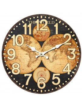 HORLOGE Murale en Bois...