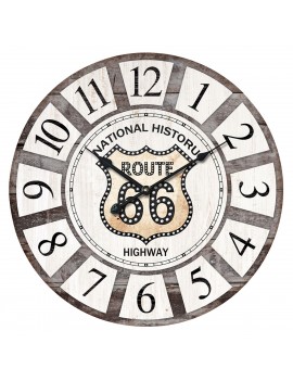 Horloge route 66   34cm.