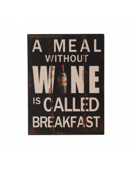 ENSEIGNE Métal VIN...