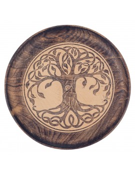 Assiette arbre 22 cm.