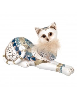 CHAT allongé Statue...