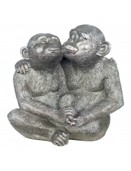 SINGE Amoureux Statue...