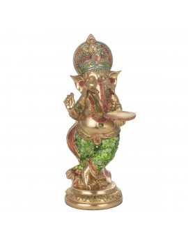 Bougeoir ganesh sur pied 