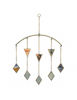 Pendant losange et triangle