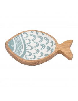 Plateau poisson bleu