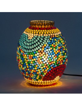 LAMPE Mosaïque en verre de...