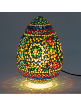 LAMPE Mosaïque en Verre en...