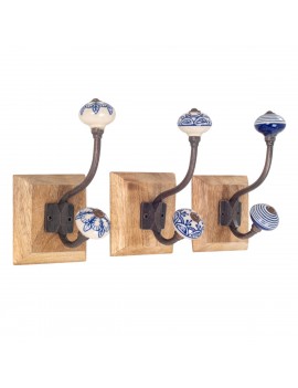 Patère en Bois et métal...