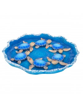 S/12 tortues bleues avec...