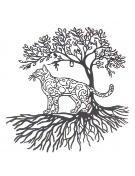 Décoration murale en métal...