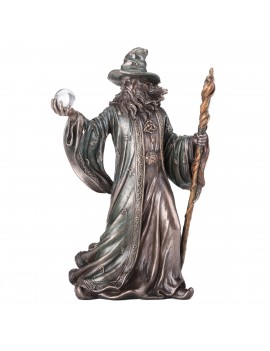 SORCIER Magicien Statue...