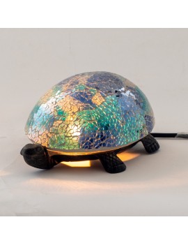 Lampe tortue mosaique