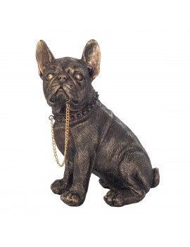 BOULEDOGUE assis Statue...