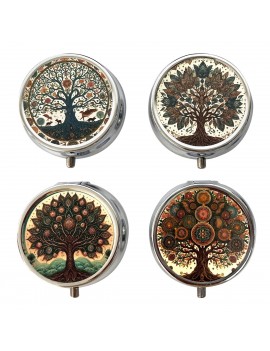 Boîte à pilules arbre