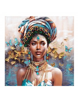Tableau femme africaine