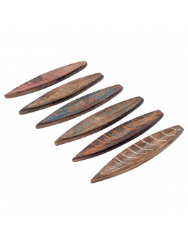 Support encens feuille