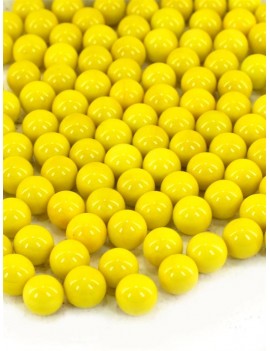 Boule jaune 14 mm.