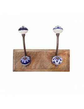 Porte manteau 2 crochets