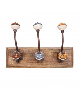 Patère en Bois et Métal...