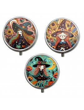 Sorcière boîte à pilules