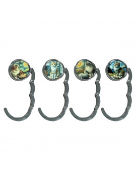 Accroche sac chat 4 diff.