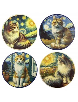 Dessous de plat rond en...