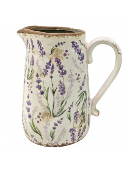 Grand vase à fleurs lavande