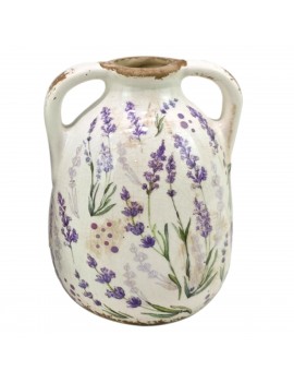 Petit vase à fleurs lavande