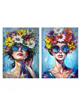 TABLEAU Portrait de Femme...