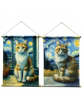 Toile à suspendre CHAT à...